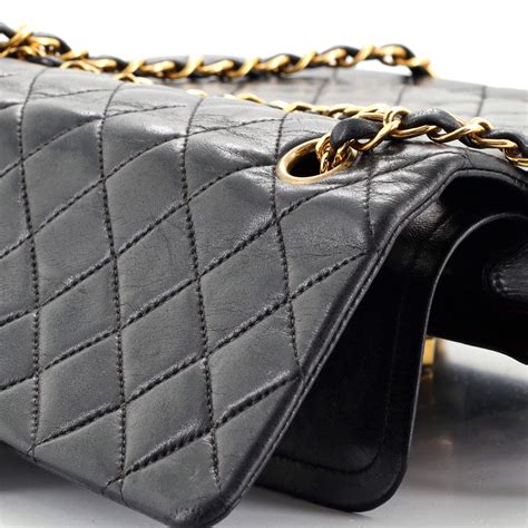 Chanel Classic Double Flap Bag Quilted Lambskin .